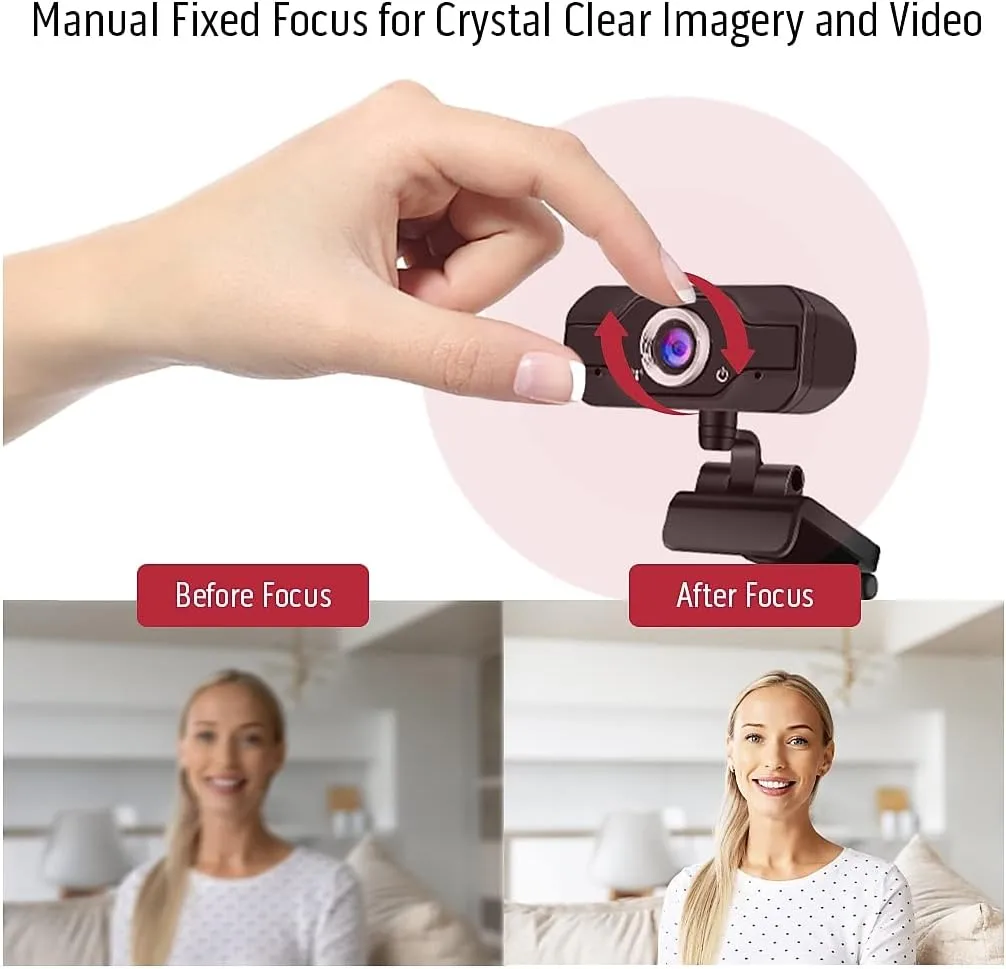 CODi Aquila HD 1080P Fixed-Focus Webcam