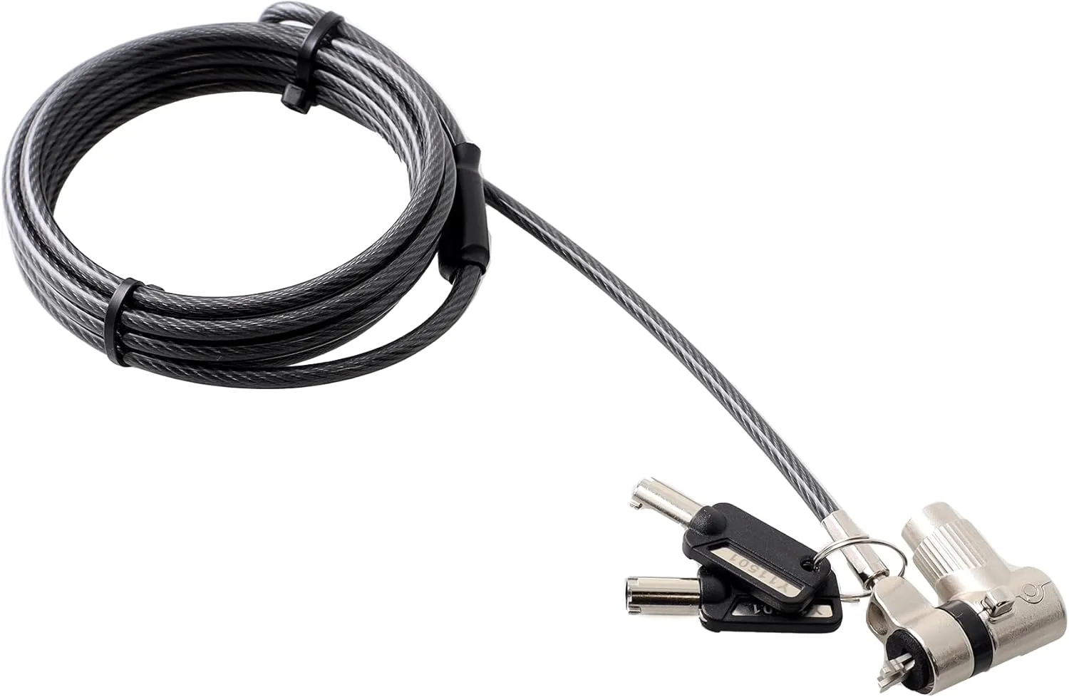 CODi Universal 3-in-1 Keyed Cable Lock for Laptops – Fits Standard, Noble
