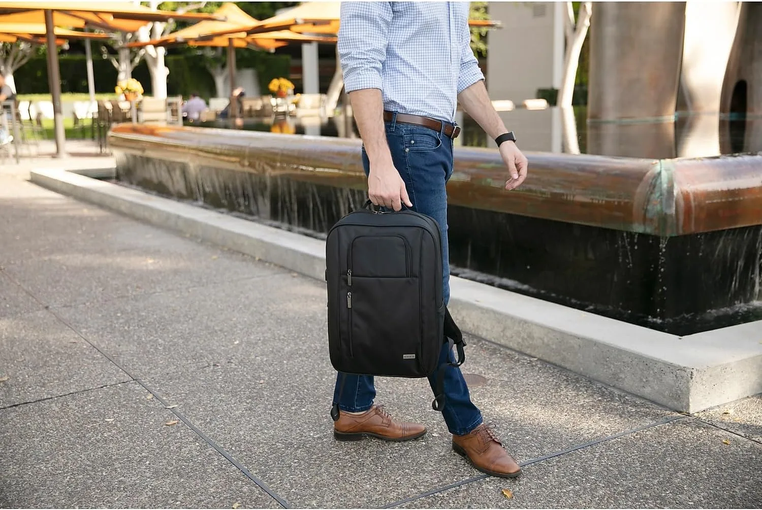 CODi Magna 17.3" Laptop Backpack – TSA-Friendly, Anti-Theft, USB Charging Port, Padded Laptop & Tablet Compartments