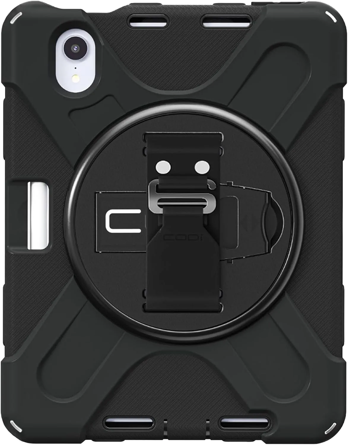 CODi Rugged Case for iPad Mini 6/iPad Mini A17 Pro | 360° Protection, Drop-Test Certified, Rotating Kickstand