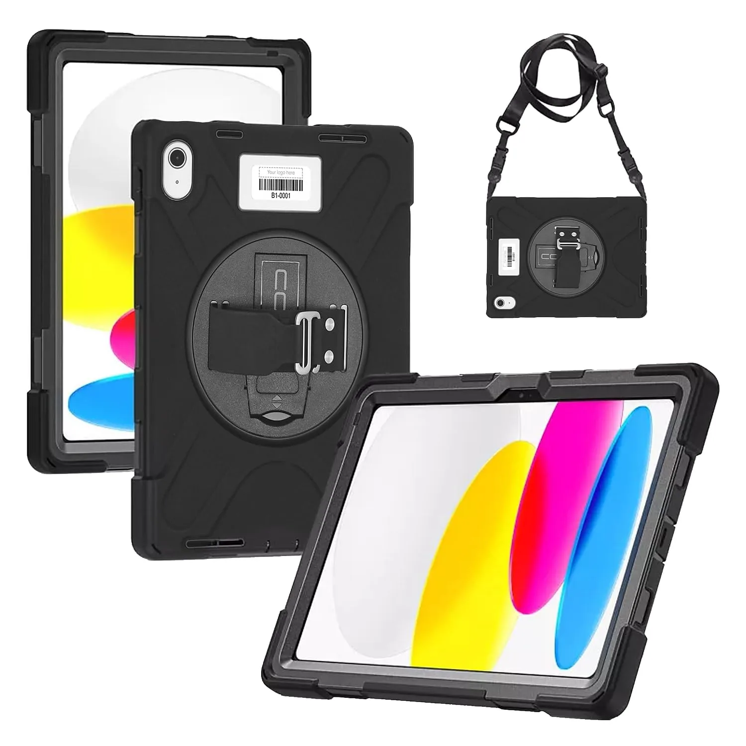 CODi Rugged iPad Case 11" (A16)/iPad 10.9" (10th Generation) | Heavy-Duty Shockproof Protection, 360° Coverage