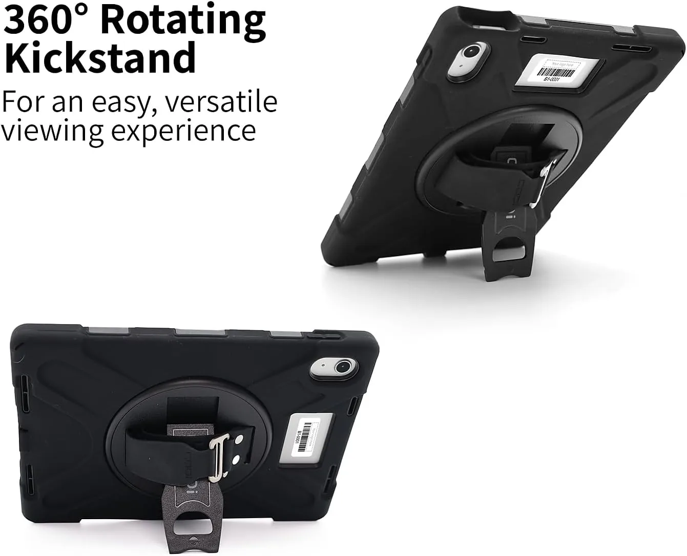 CODi Rugged iPad Case 11" (A16)/iPad 10.9" (10th Generation) | Heavy-Duty Shockproof Protection, 360° Coverage