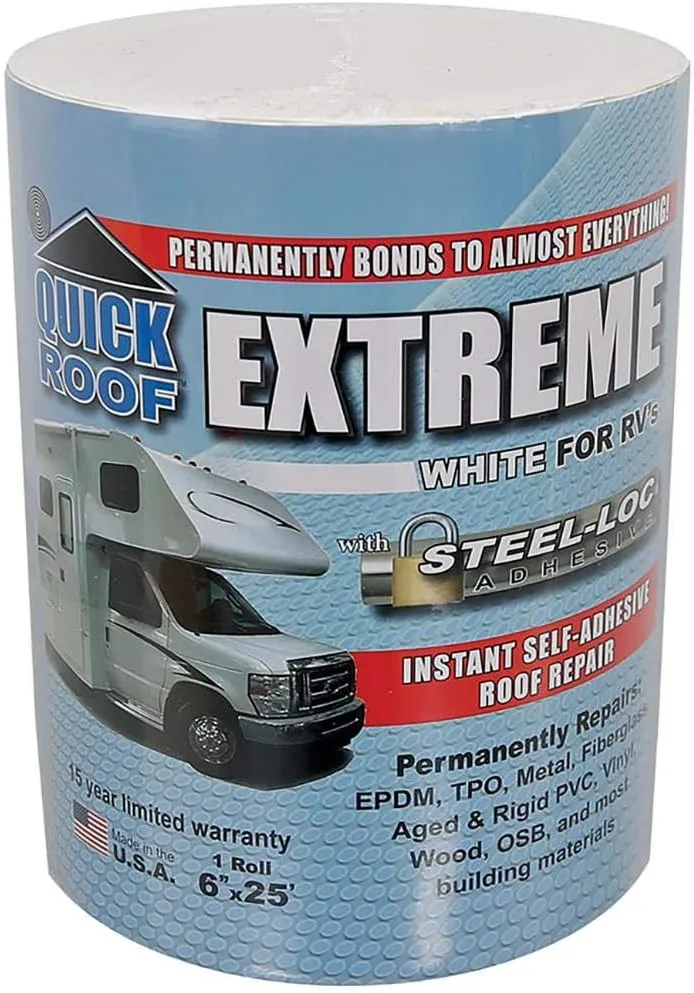 COFAIR Quick Roof Extreme White Self-Adhesive TPO Roof Repair Tape