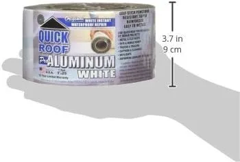 COFAIR PROD Cofair WQR325 Quick Roof Pro Aluminum White 3" x 25'
