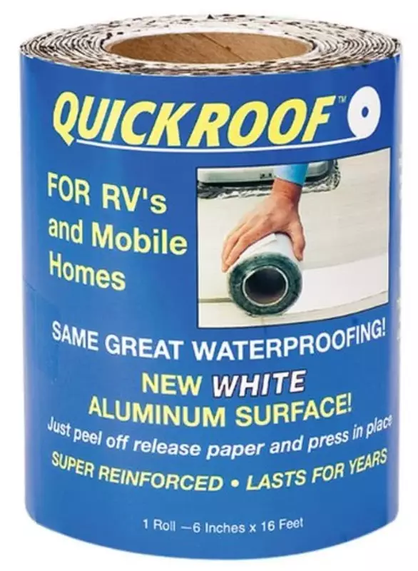 COFAIR WQR625 Quick Roof Pro Aluminum White 6" x 25'