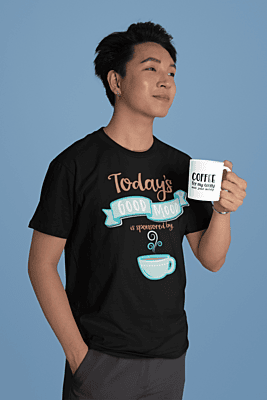 Today's Good Mood Is Sponsored By Coffee Softstyle T-shirt