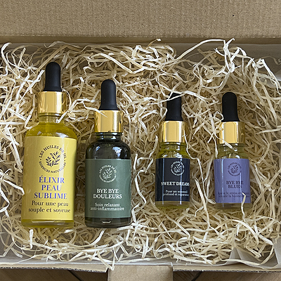 Coffret cadeau de préparation aux huiles essentielles