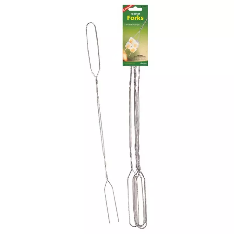 Coghlan's Toaster Forks, Chrome Finish, 20 in - Pack of 4