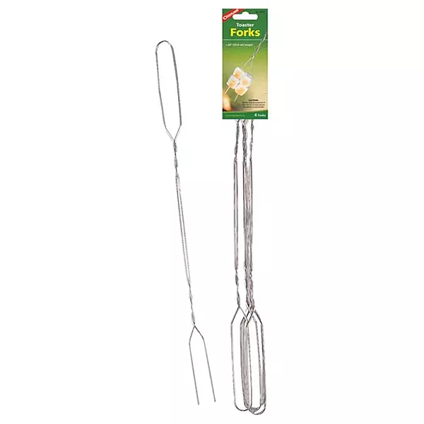 Coghlan's Toaster Forks, Chrome Finish, 20 in - Pack of 4
