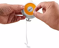 Coghlan's Camping Laundry Reel with 21-Foot Retractable Cord for Drying Clothes at Campsites, Compact & Easy to Use Clothesline for Outdoor, RV, and Tent Camping