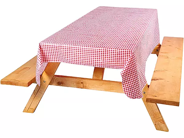 Coghlan's Picnic Tablecloth, 54 x 72 in, Red Checkered