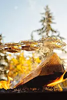 Coghlan's Camper's S'Mores Grill – Chrome-Plated Steel Portable 3-S'mores Grill with 17-Inch Handle