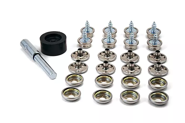 Coghlan's Snap Fastener Kit – Nickel-Plated Snaps & Attaching Tool