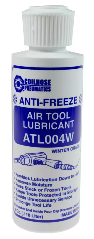 Coilhose Pneumatics ATL004W Wintergrade Air Tool Lubricant, 4-Ounce Bottle