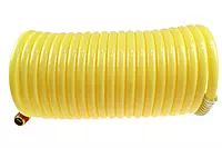 Coilhose Pneumatics N14-17B Coiled Nylon Air Hose, 1/4-Inch ID, 17-Foot Length with (2) 1/4-Inch Swivel Fittings