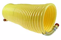 Coilhose Pneumatics N14-17B Coiled Nylon Air Hose, 1/4-Inch ID, 17-Foot Length with (2) 1/4-Inch Swivel Fittings