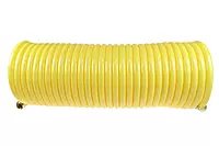 Coilhose Pneumatics N38-25 Coiled Nylon Air Hose, 3/8-Inch ID, 25-Foot Length with (2) 3/8-Inch Rigid Fittings