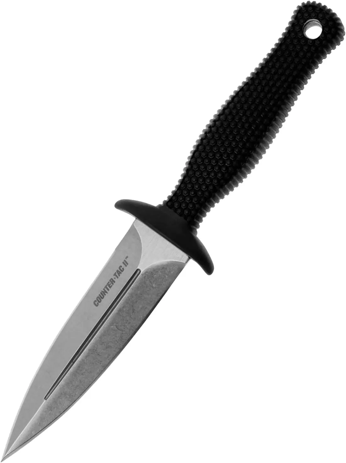 Cold Steel Counter TAC II 3-3/8" Japanese AUS8A withStonewash Finish Spear Point Fixed Blade Multi-Purpose Tactical Game