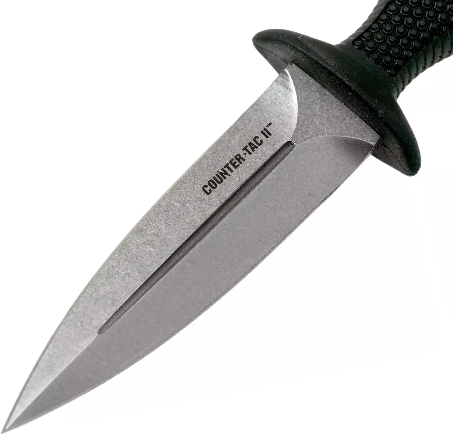 Cold Steel Counter TAC II 3-3/8" Japanese AUS8A withStonewash Finish Spear Point Fixed Blade Multi-Purpose Tactical Game