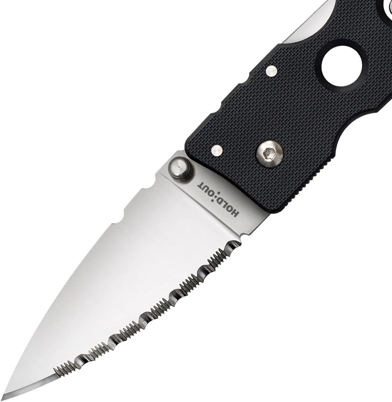 COLD STEEL Hold Out 3" S35VN Folding Pocket Knife with G-10 Handle and Tri-Ad Lock