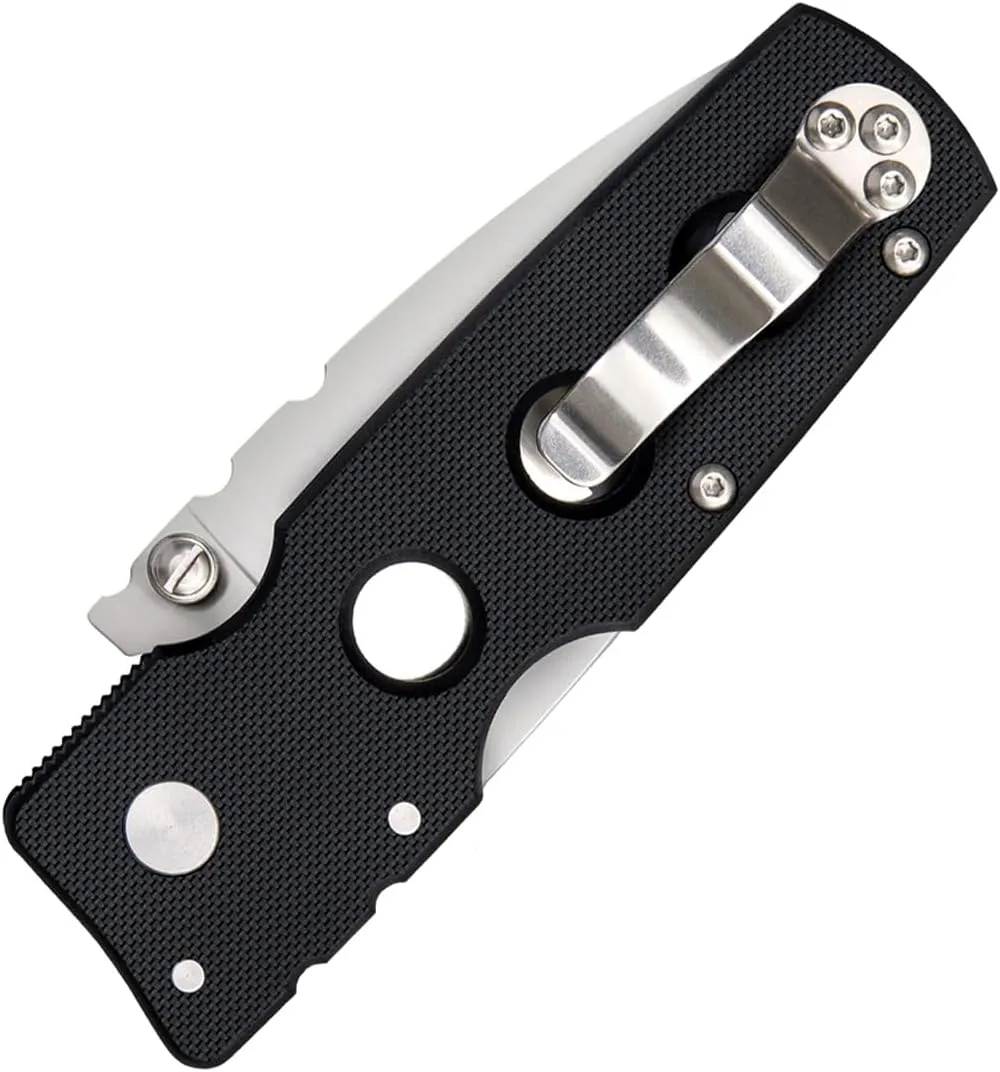 COLD STEEL Hold Out 3" S35VN Folding Pocket Knife with G-10 Handle and Tri-Ad Lock