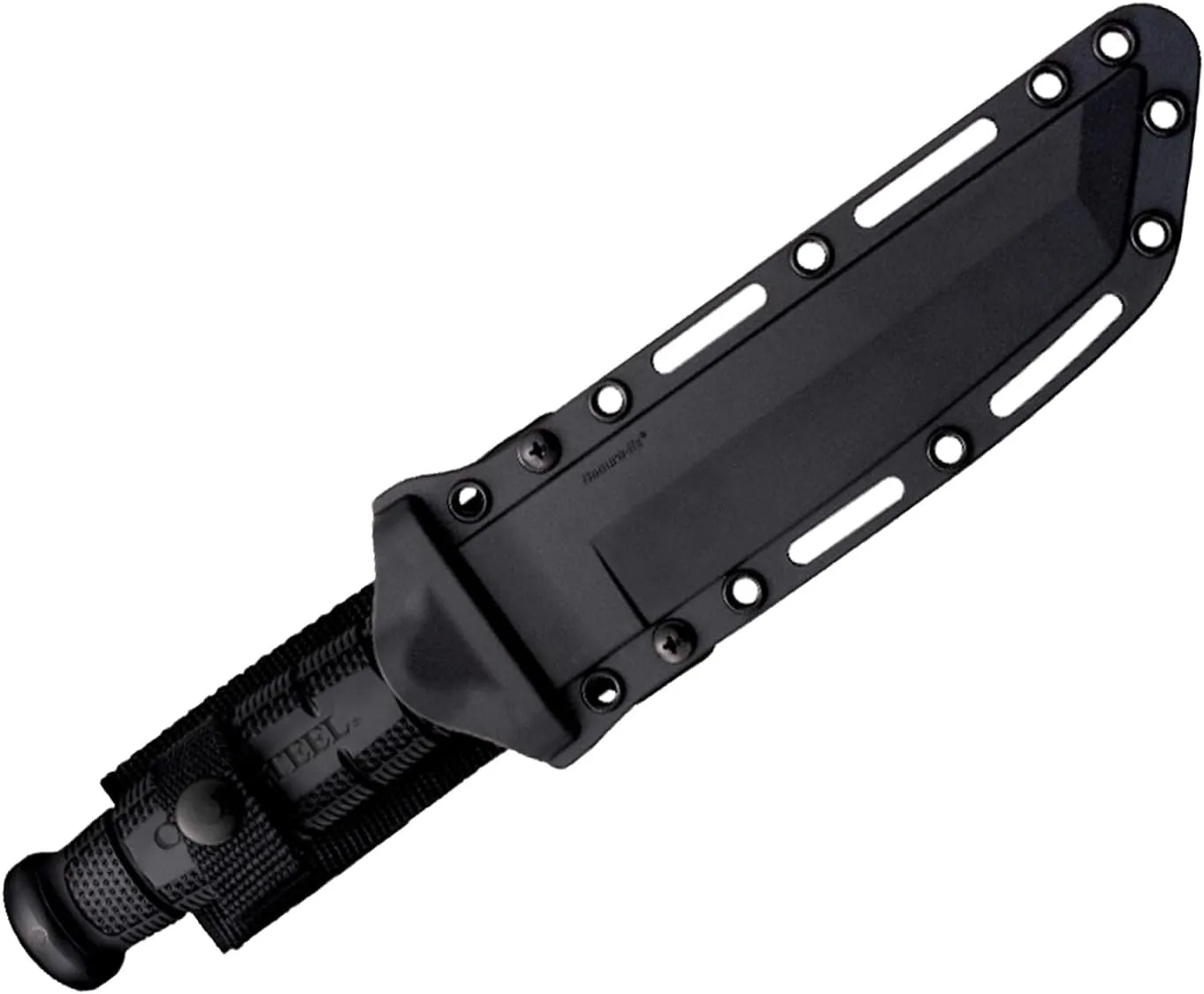 Cold Steel Leatherneck Tanto 7" German D2 Razor-Sharp Blade 5" Kray-Ex Durable Handle Tactical Military Knife withSecure-Ex