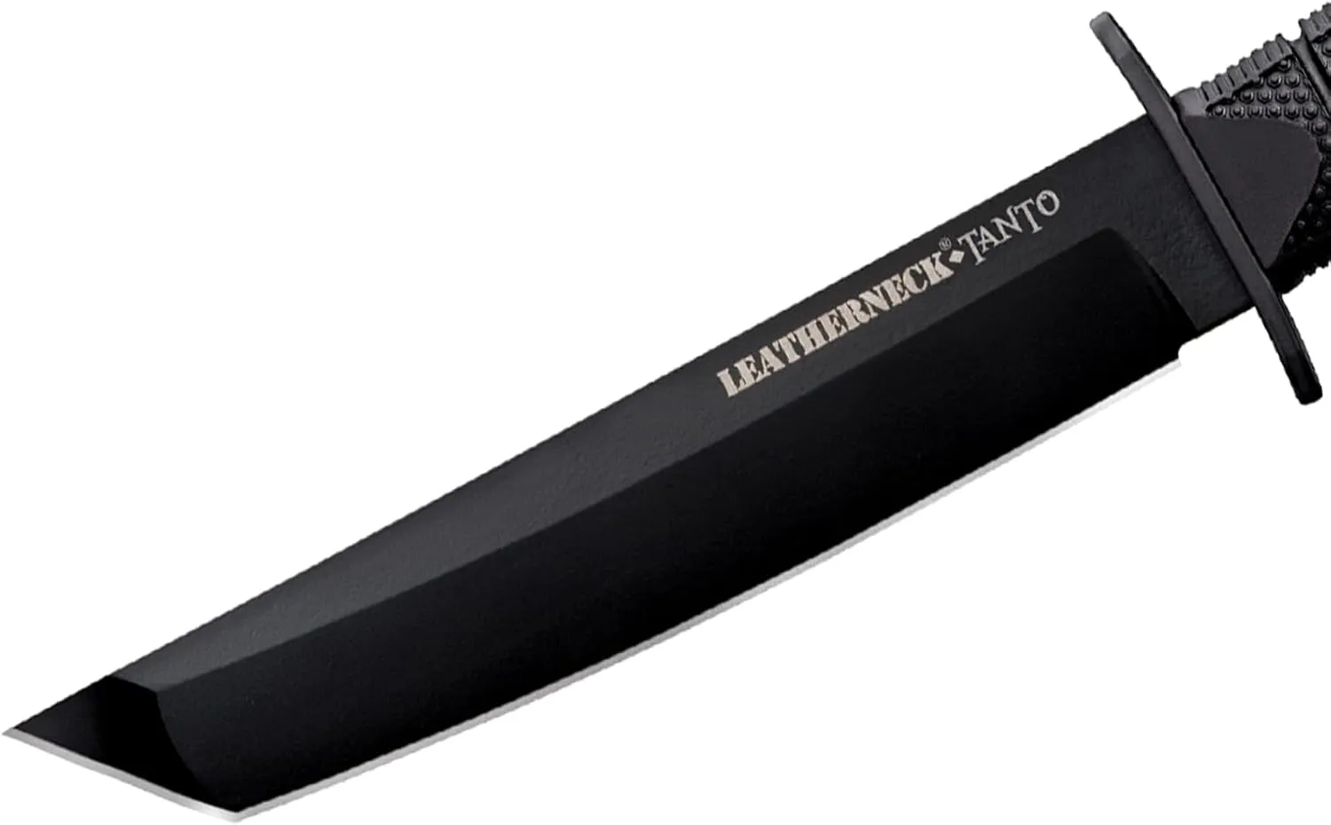Cold Steel Leatherneck Tanto 7" German D2 Razor-Sharp Blade 5" Kray-Ex Durable Handle Tactical Military Knife withSecure-Ex