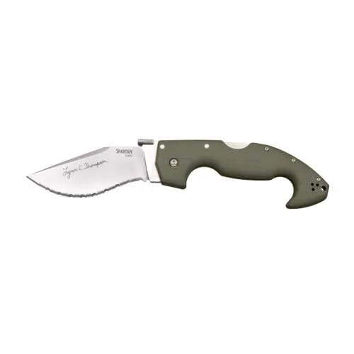 Cold Steel Lynn Thompson Signature Spartan - 4.5" Serrated Blade - S35VN - ODG G-10 Handle