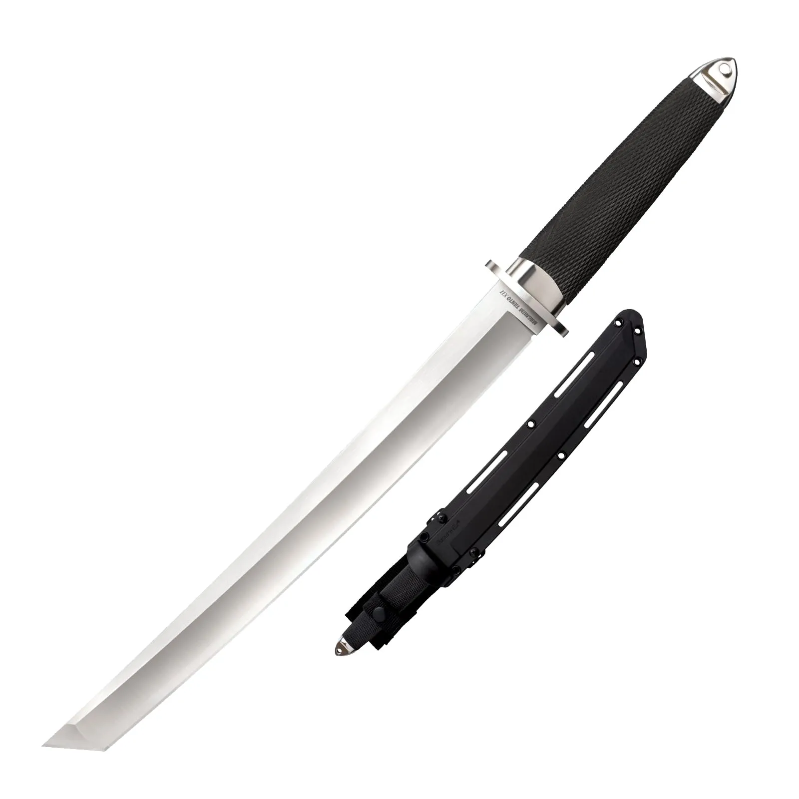 Cold Steel Magnum Tanto VG-10 San Mai Razor-Sharp Blade Kray-Ex Handle Military Tactical Fixed Blade Knife withSecure-Ex