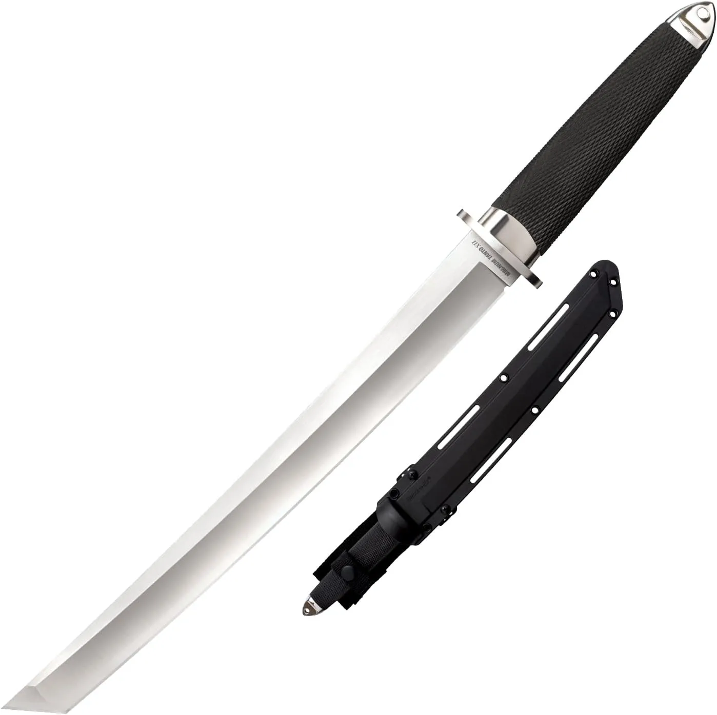 Cold Steel Magnum Tanto VG-10 San Mai Razor-Sharp Blade Kray-Ex Handle Military Tactical Fixed Blade Knife withSecure-Ex