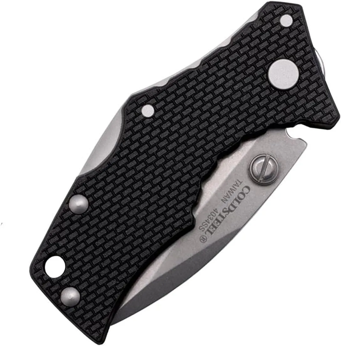 COLD STEEL Micro Recon 1 2" 4034 SS Folding Knife - Griv-Ex Handle, Tri-Ad Lock