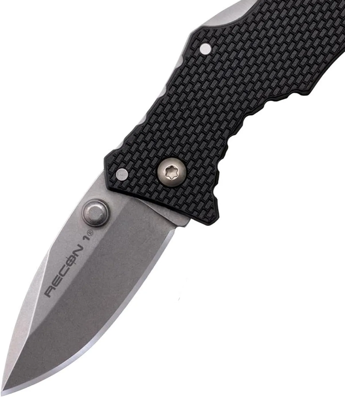 COLD STEEL Micro Recon 1 2" 4034 SS Folding Knife - Griv-Ex Handle, Tri-Ad Lock