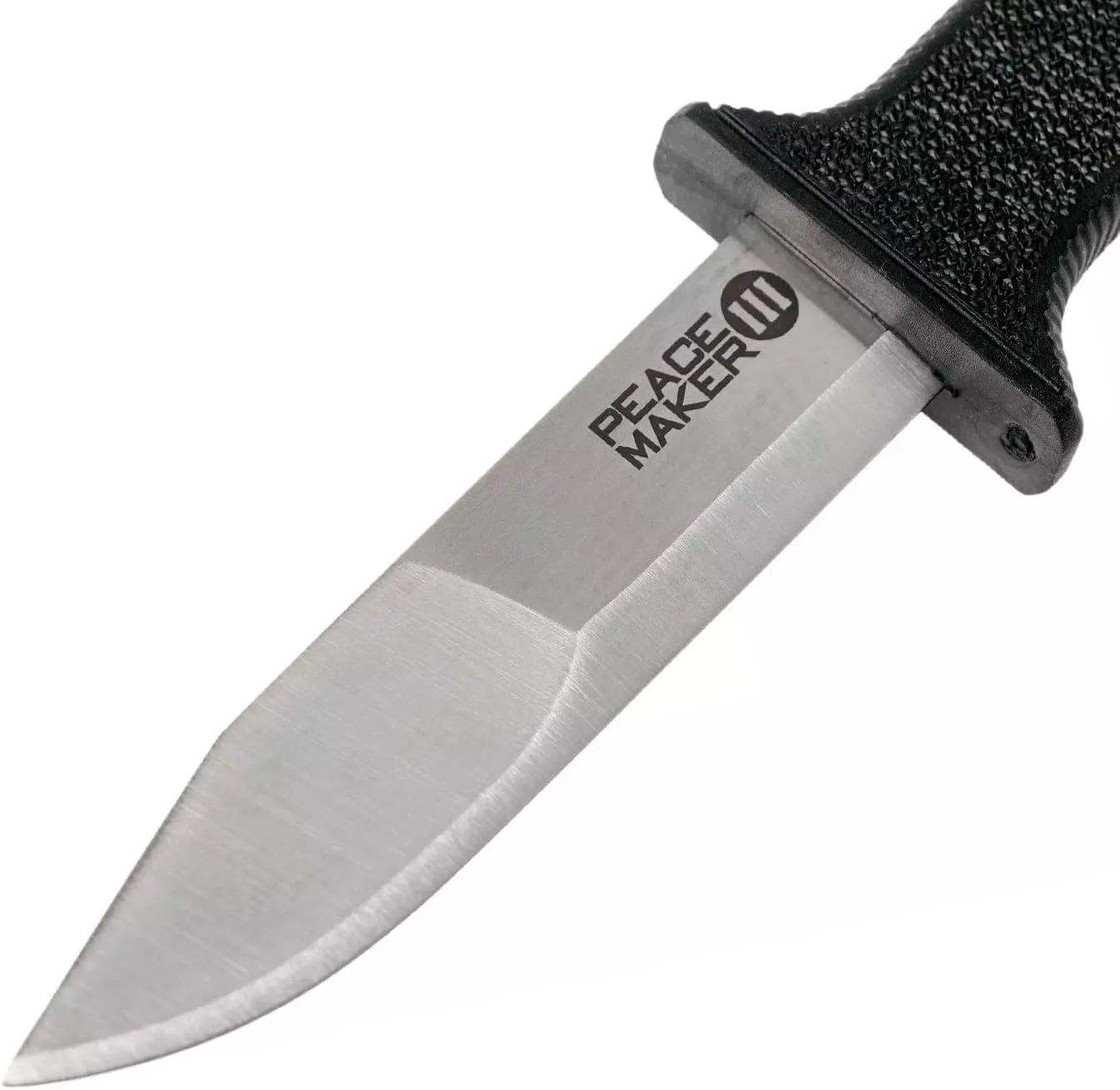 Cold Steel Peace Maker III 4" Fixed Blade 4116 Stainless Steel Clip Point Tactical Outdoor Knife, 4.5" Kray-Ex Handle