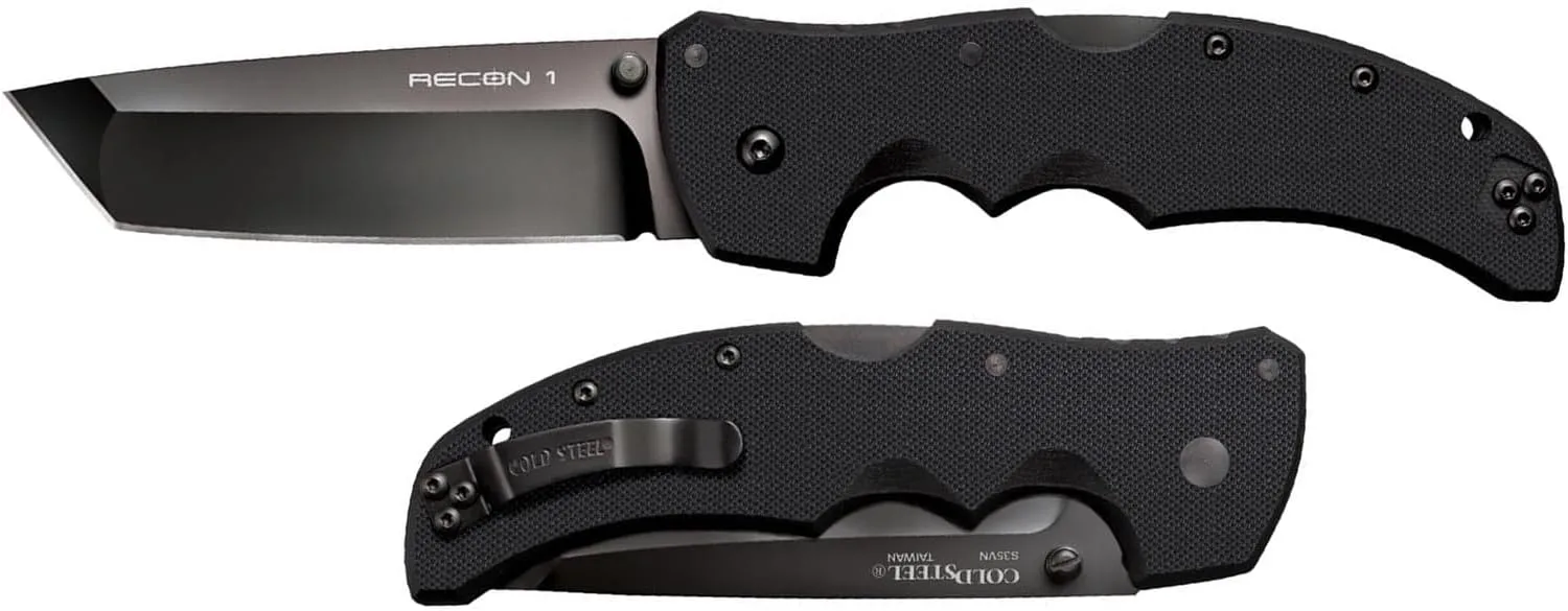 Cold Steel Recon 1 4" S35VN 5.375" G-10 Tactical Folding Knife w/Tri-Ad Lock