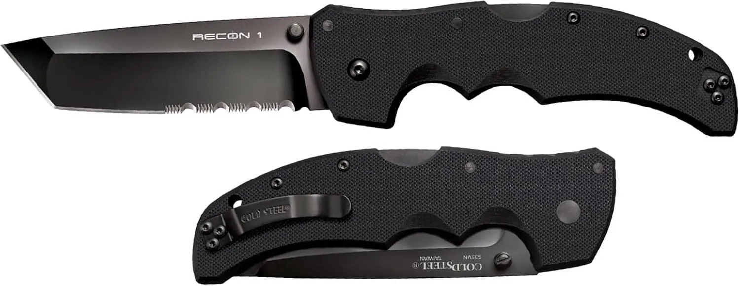 Cold Steel Recon 1 4" S35VN 5.375" G-10 Tactical Folding Knife w/Tri-Ad Lock