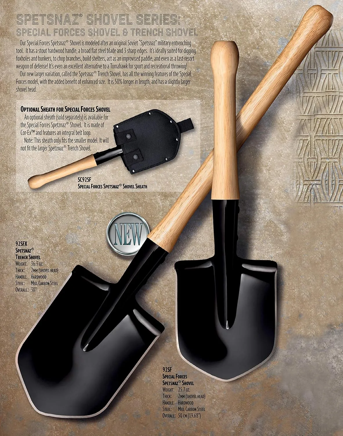 Cold Steel Spetsnaz Tactical Camp Shovel