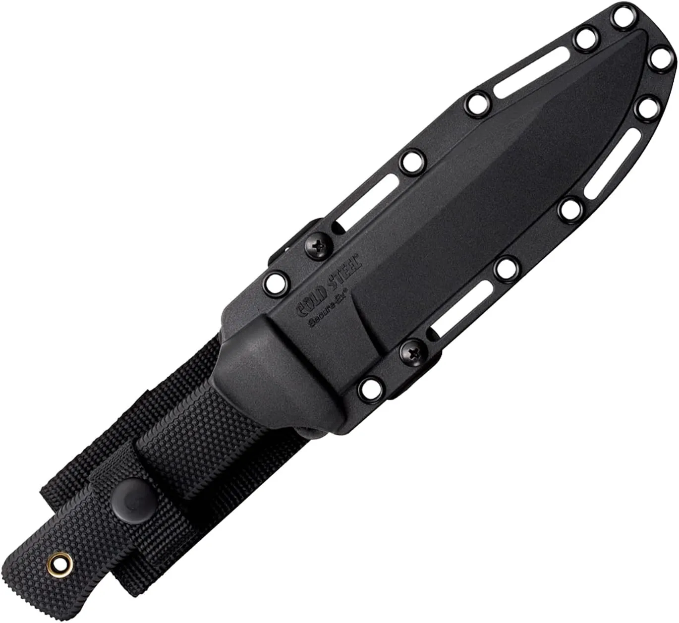 COLD STEEL SRK 6" CPM 3V Clip Point Razor-Sharp Blade 4.75" Kray-Ex Durable Handle Tactical Fixed Blade Knife withSecure-Ex
