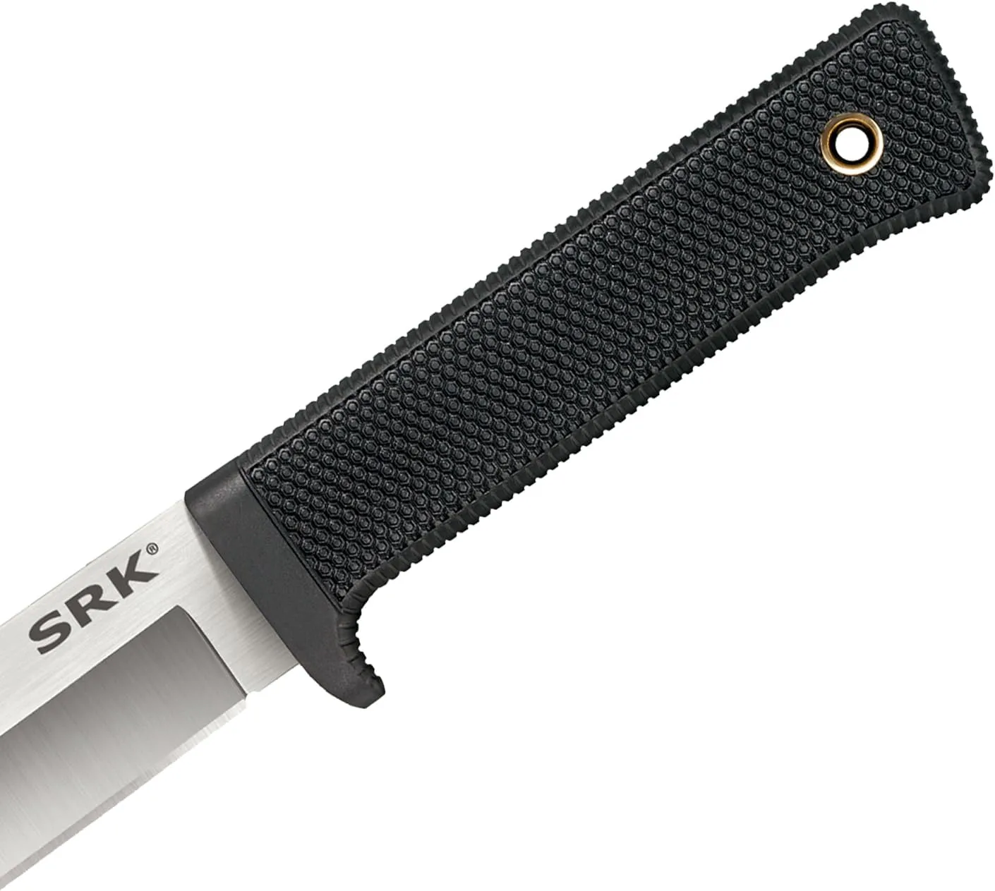 COLD STEEL SRK 6" CPM 3V Clip Point Razor-Sharp Blade 4.75" Kray-Ex Durable Handle Tactical Fixed Blade Knife withSecure-Ex