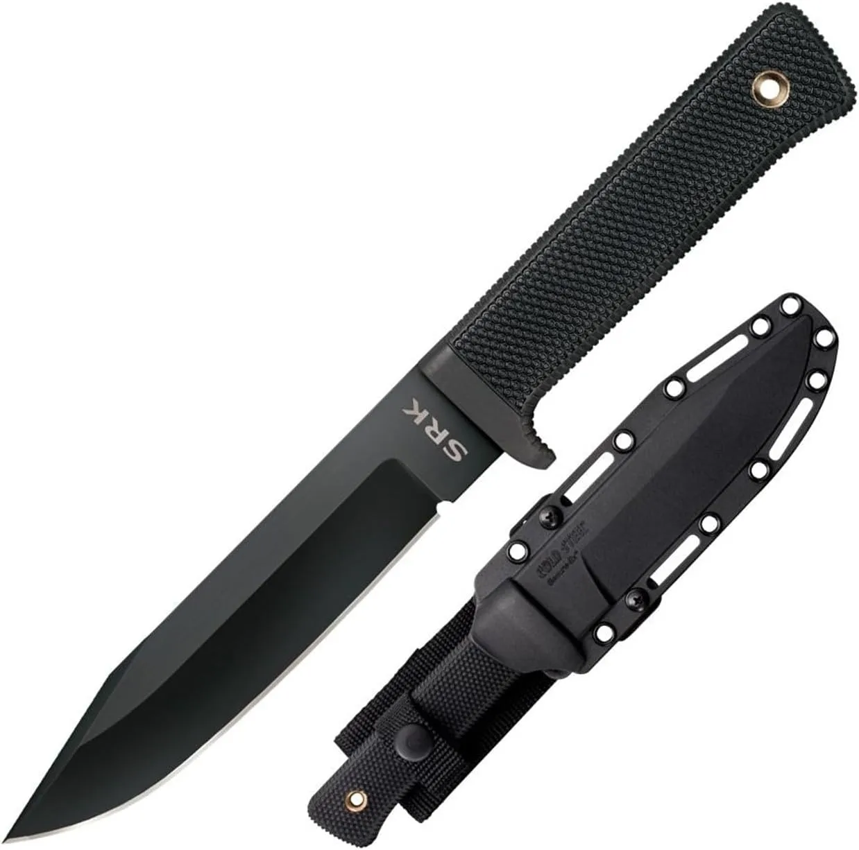 COLD STEEL SRK Tactical Fixed Blade Knife w/Secure-Ex Sheath