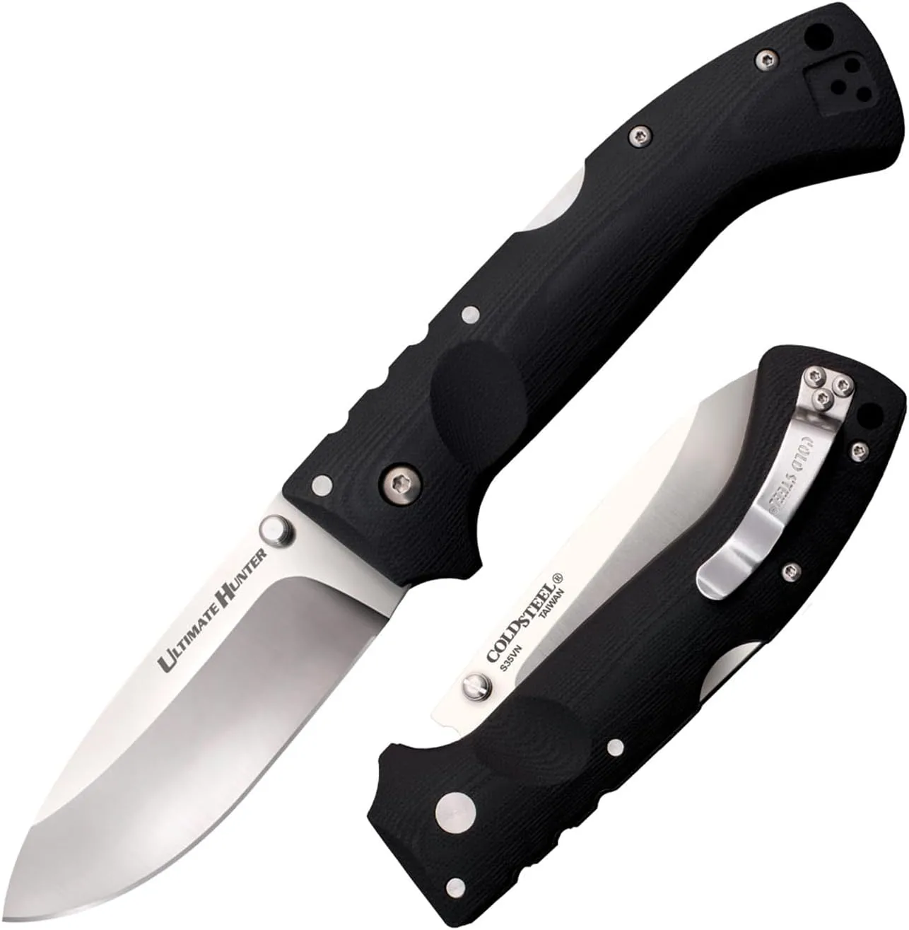 COLD STEEL Ultimate Hunter Folding Knife with S35VN Blade and G-10 Handle