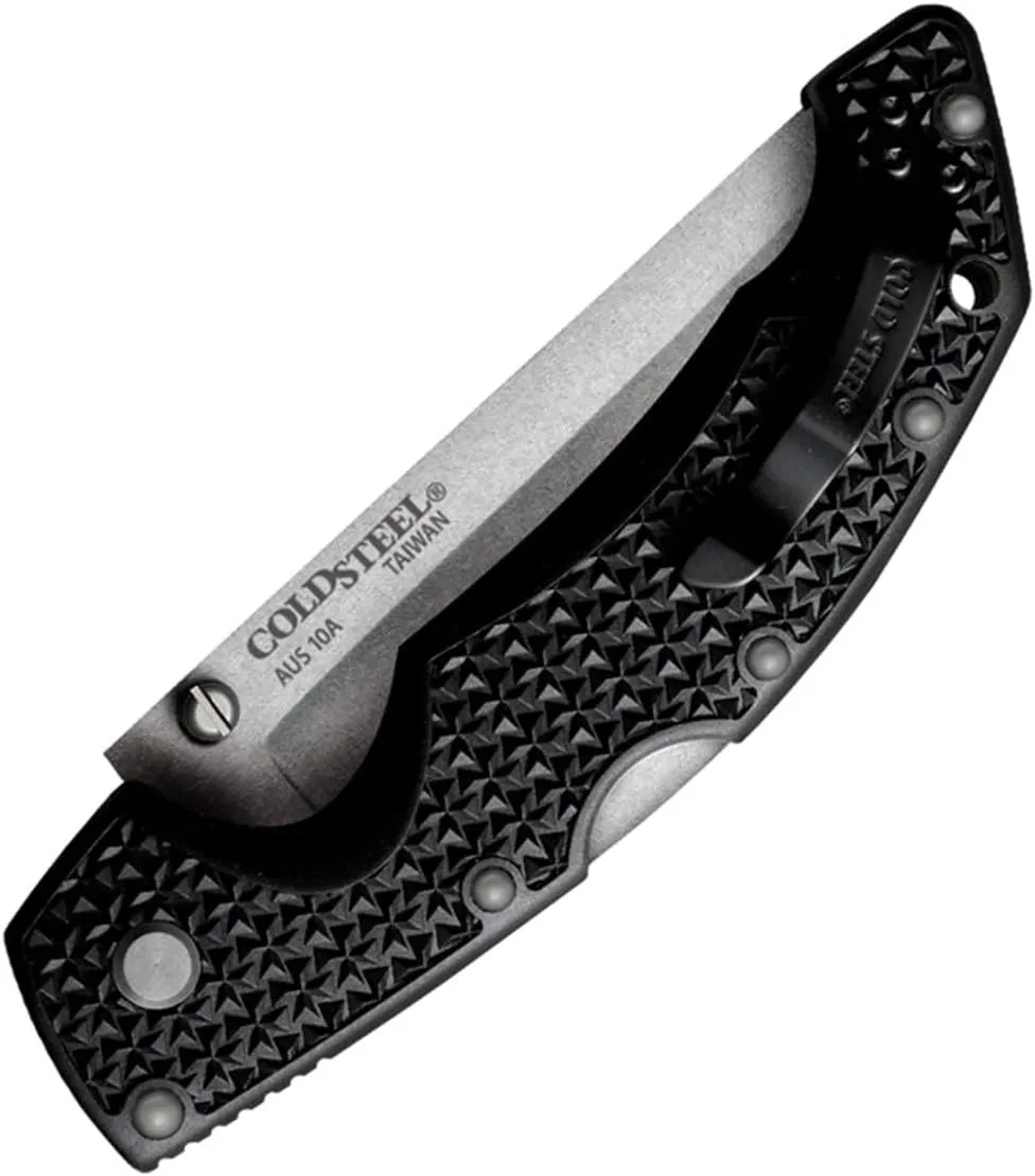 Cold Steel Voyager Large Folding Knife with Griv-Ex Handle and Tri-Ad Lock