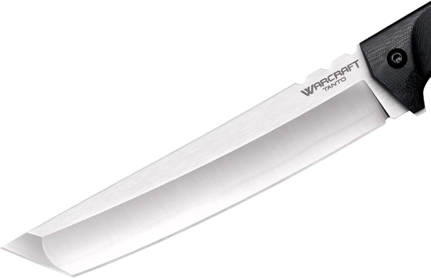 COLD STEEL Warcraft San Mai III Tanto Fixed Blade Knife with G-10 Handle and Secure-Ex Sheath