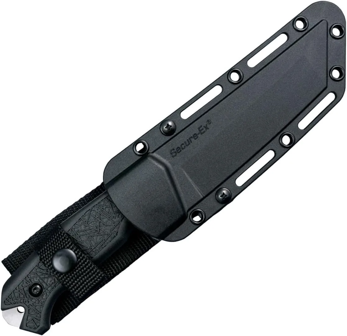 Cold Steel Warcraft Tanto 4034SS Fixed Blade Knife with GFN Handle and Secure-Ex Sheath
