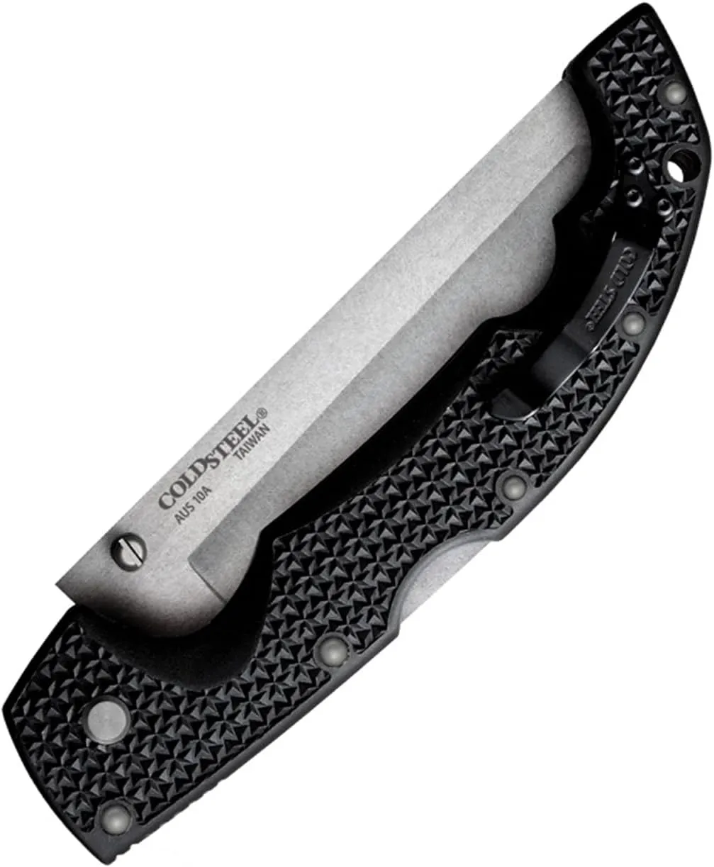 COLD STEEL XL Voyager 5.5 AUS10A Tanto Folding Knife with Griv-Ex Handle & Tri-Ad Lock