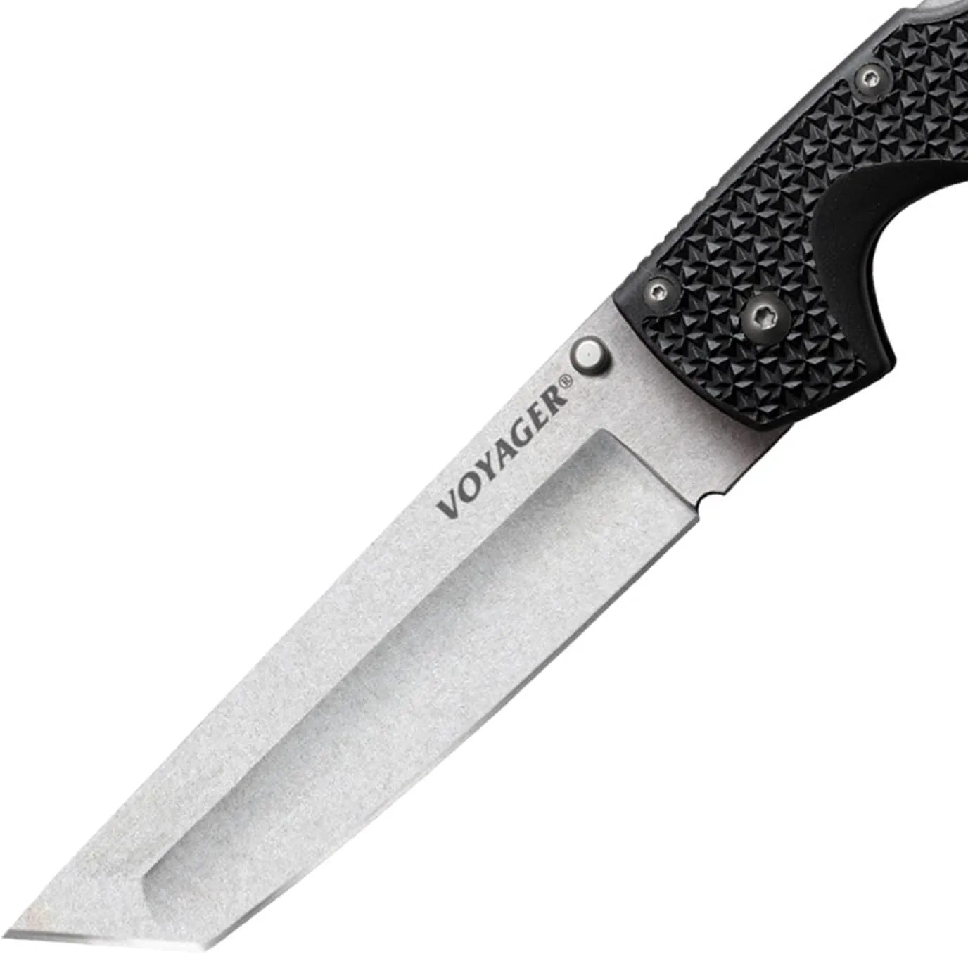 COLD STEEL XL Voyager 5.5 AUS10A Tanto Folding Knife with Griv-Ex Handle & Tri-Ad Lock