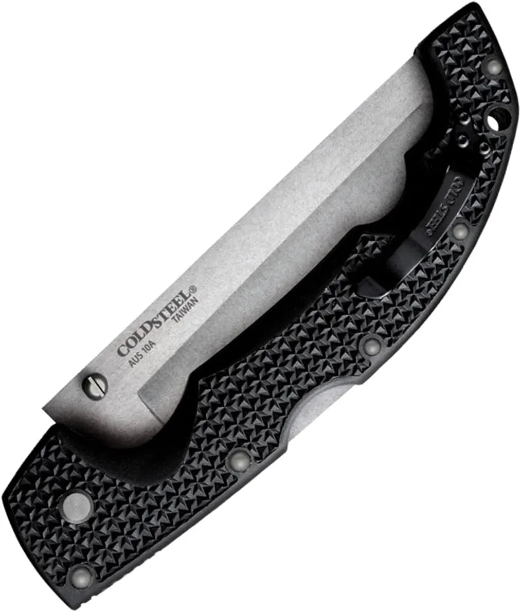 COLD STEEL XL Voyager 5.5 AUS10A Tanto Folding Knife with Griv-Ex Handle & Tri-Ad Lock