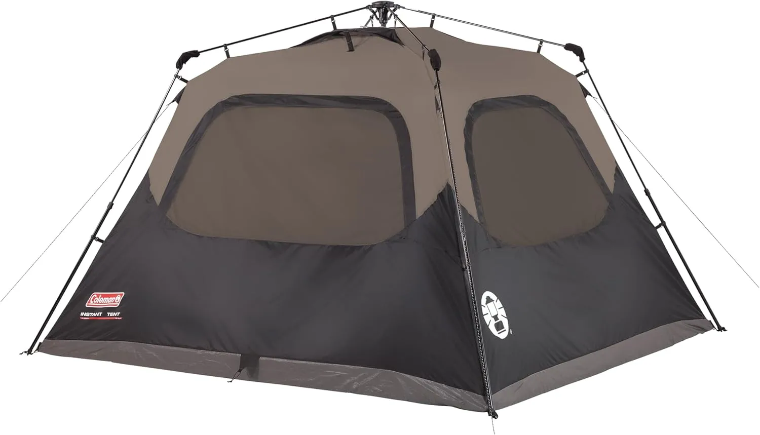 Coleman Instant Tent with 1-Minute Setup, 4/6/8/10 Person Tent with Pre-Attached Poles, Air Vent