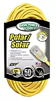 Coleman Cable 01288 50' 16/3 Polar Solar Outdoor Extension Cord W/Lighted End