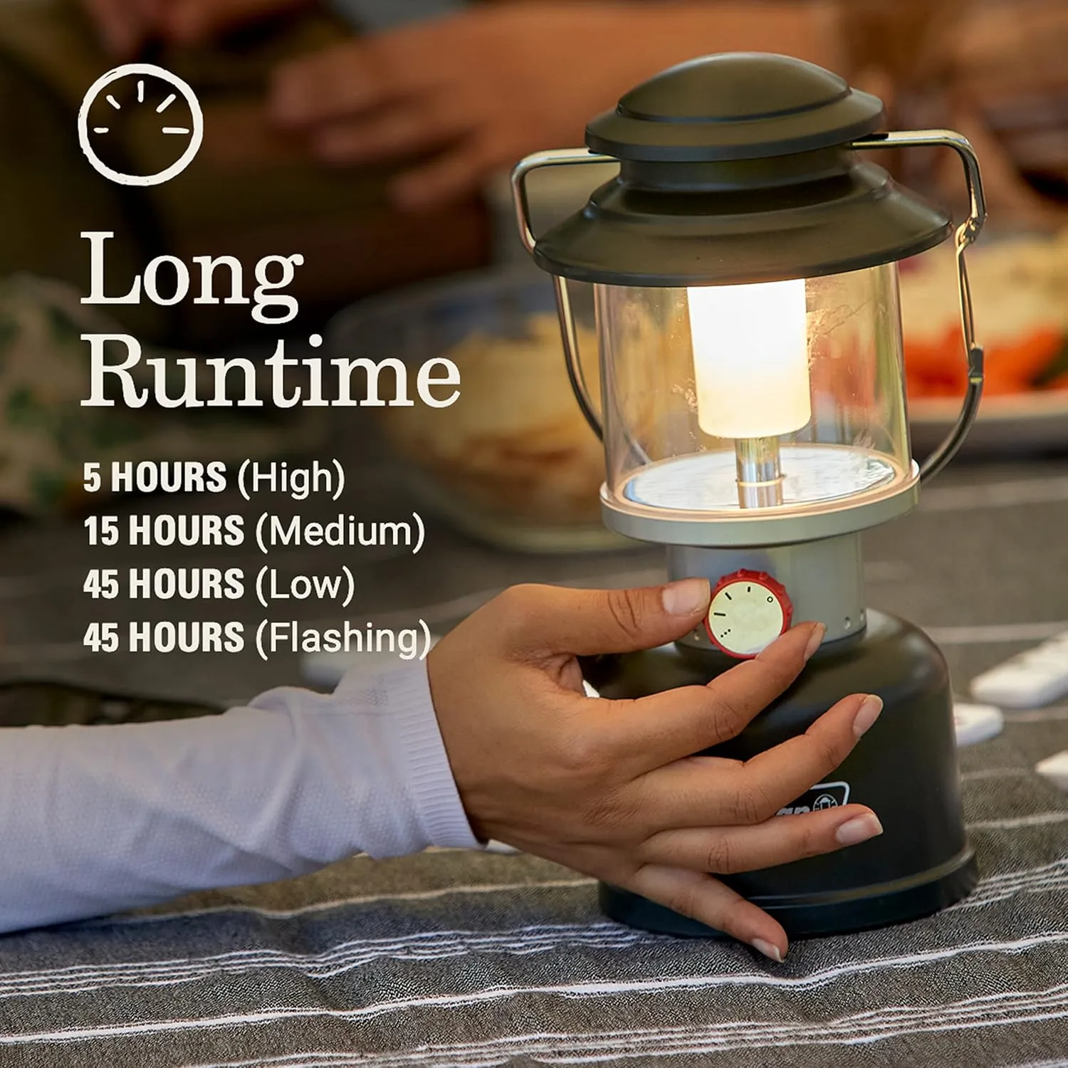 Coleman Classic Rechargeable 400/800L LED Lantern Impact & Water-Resistant Lantern with Carabiner Handle & Charging Ports