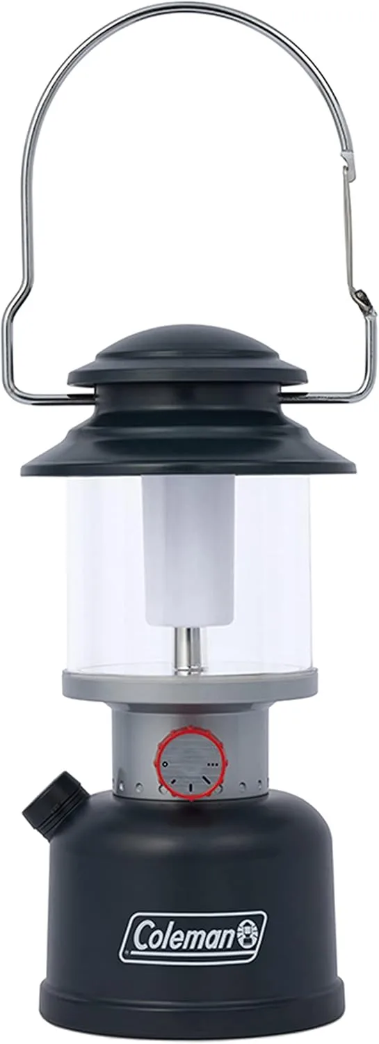 Coleman Classic Rechargeable 400/800L LED Lantern Impact & Water-Resistant Lantern with Carabiner Handle & Charging Ports